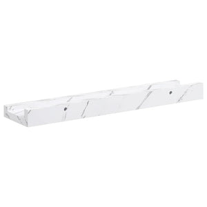 Wandregal Weiß Marmor Optik 2er Set