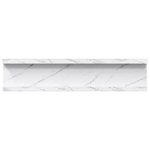 Wandregal Weiß Marmor Optik 2er Set