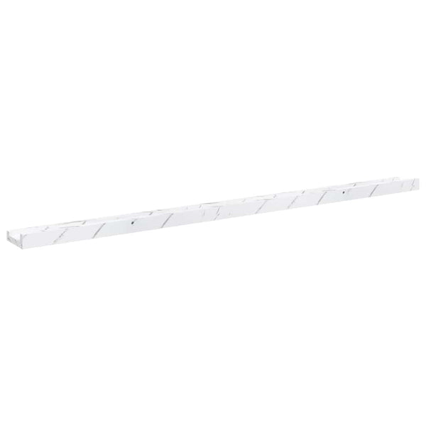 Wandregal 4er Set Weiß Marmor Optik