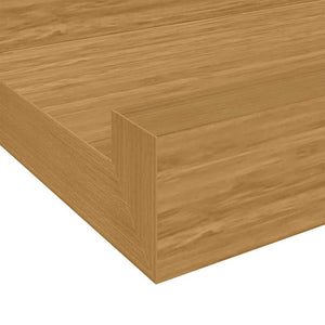Beige Wandregal 2er Set, 100cm