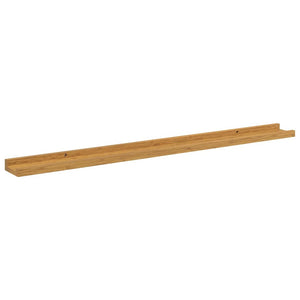 Beige Wandregal 2er Set, 100cm