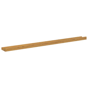 Beige Wandregal 2er Set, 100cm