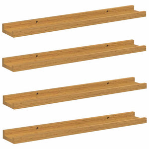 Beige Wandregale, 4er Set