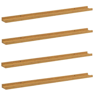 Beige Wandregal 4er Set, 100cm