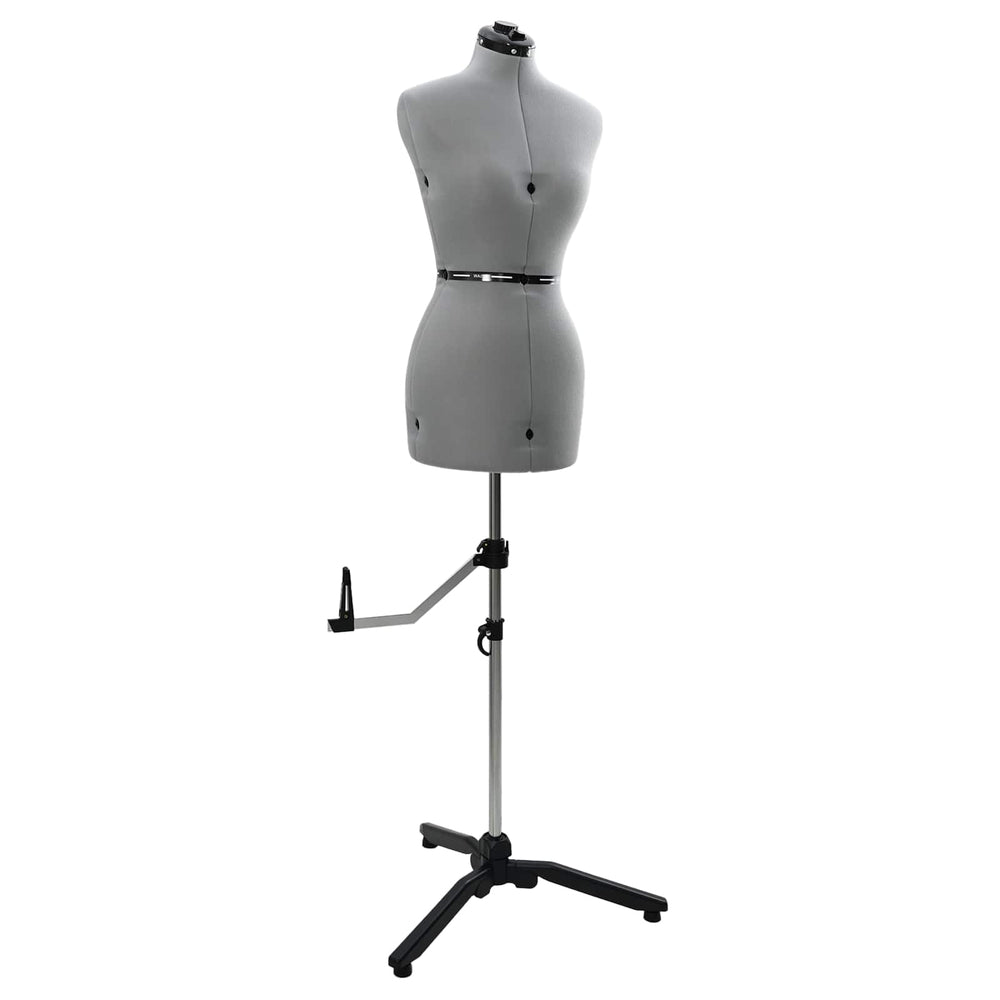 Verstellbare Schneiderpuppe Damen Grau S
