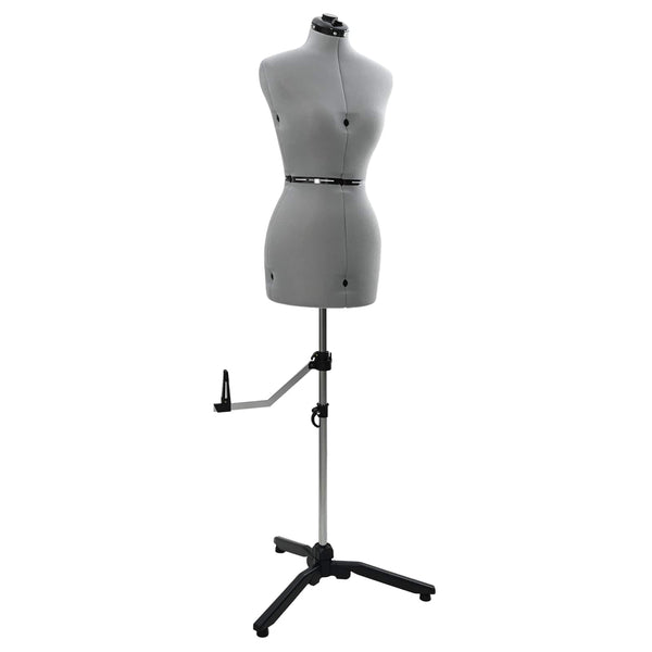 Verstellbare Schneiderpuppe Damen Grau S