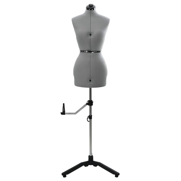 Verstellbare Schneiderpuppe Damen Grau S