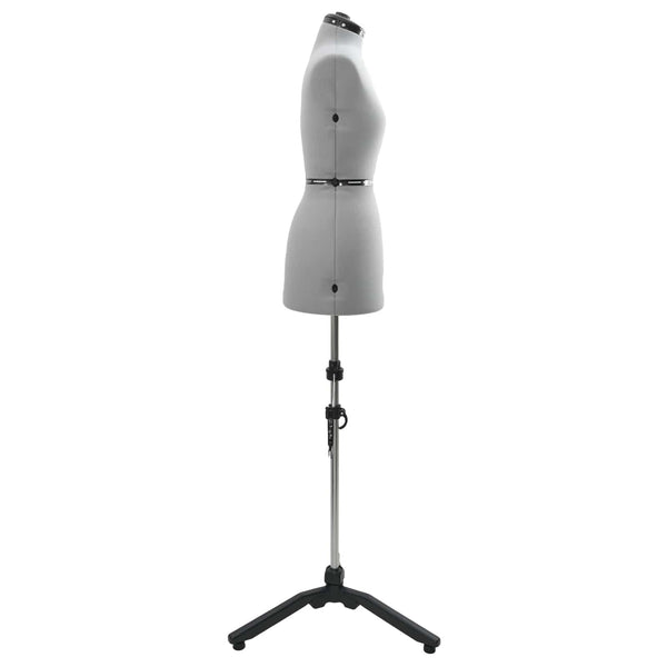 Verstellbare Schneiderpuppe Damen Grau S