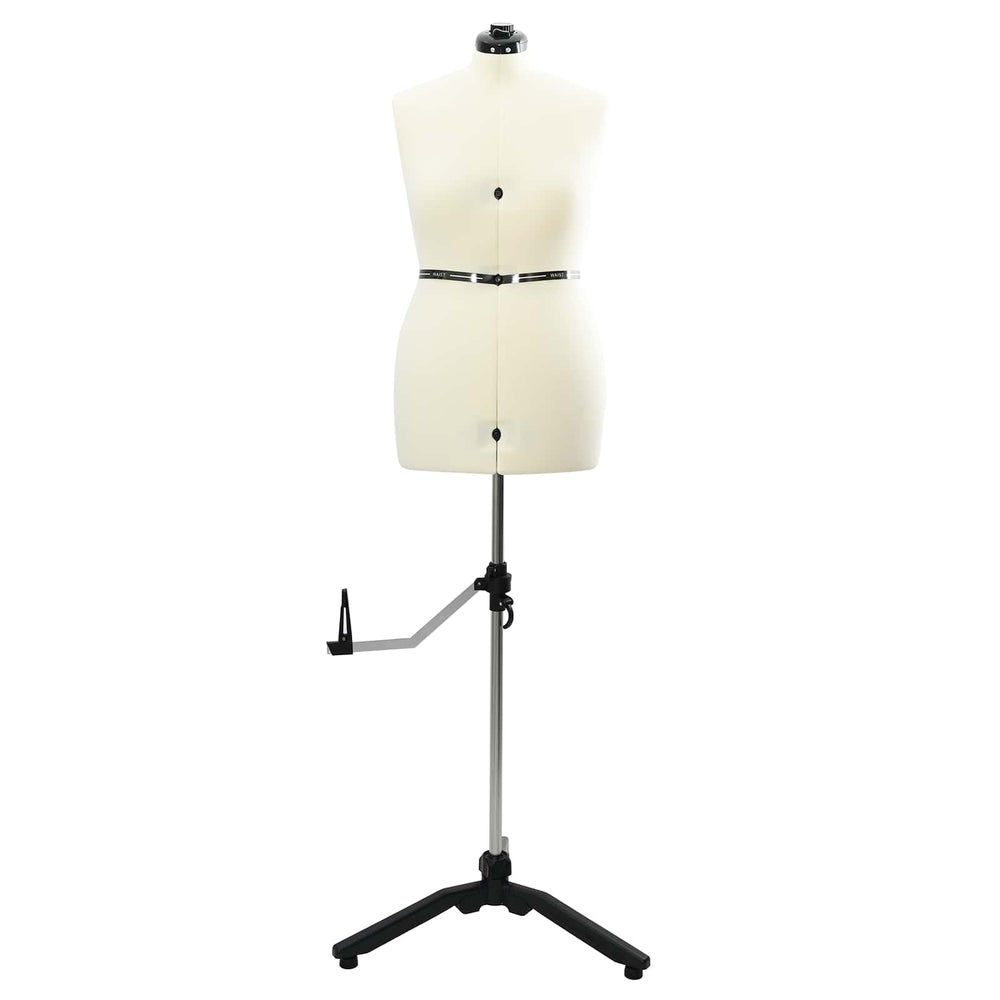 Verstellbare Schneiderpuppe Damen Creme M