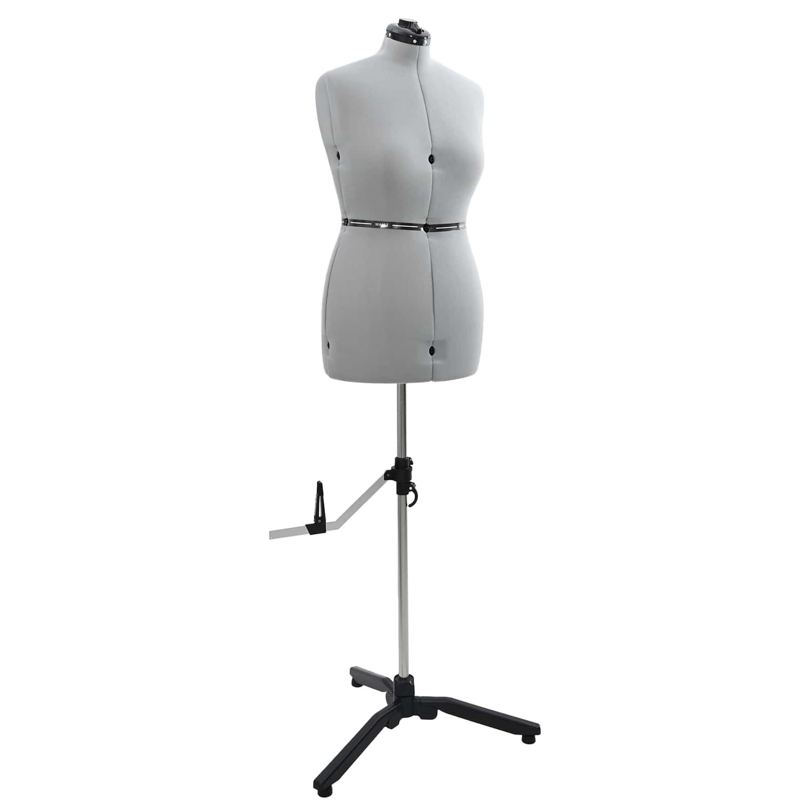 Verstellbare Schneiderpuppe Damen Grau M