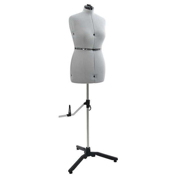 Verstellbare Schneiderpuppe Damen Grau M