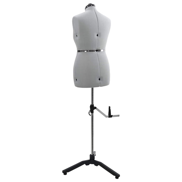 Verstellbare Schneiderpuppe Damen Grau M