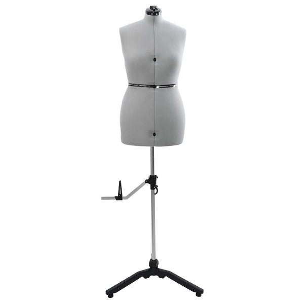Verstellbare Schneiderpuppe Damen Grau M
