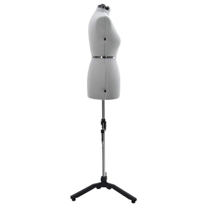 Verstellbare Schneiderpuppe Damen Grau M