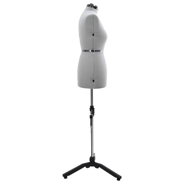 Verstellbare Schneiderpuppe Damen Grau M