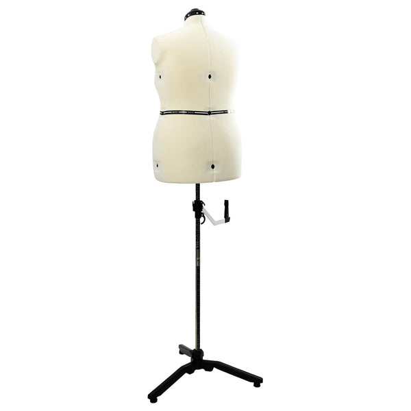 Verstellbare Schneiderpuppe Damen Creme L