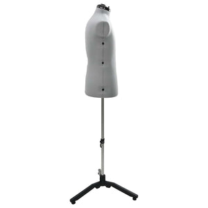 Verstellbare Schneiderpuppe Grau, 37,5-45,5 Zoll