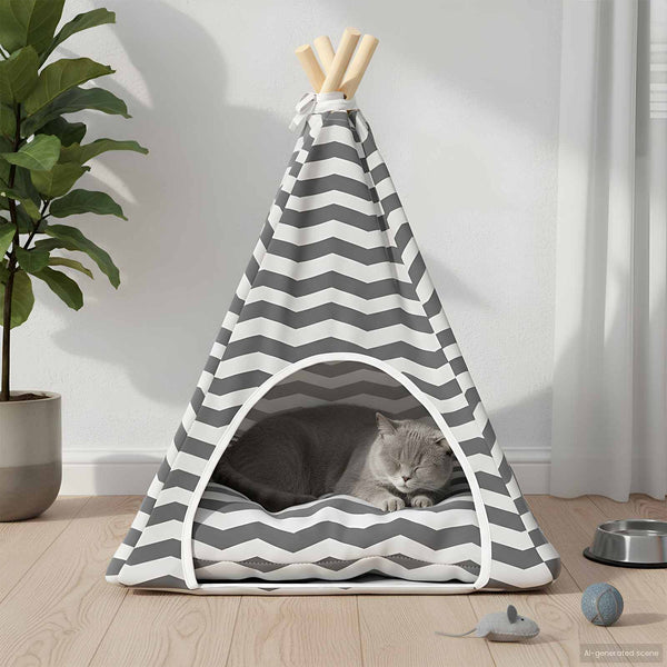 Haustier Tipi Zelt mit Kissen