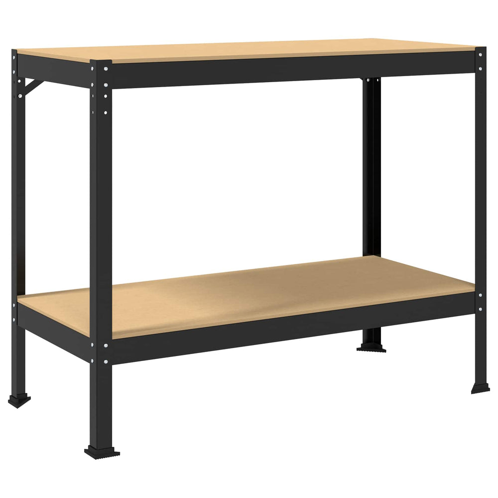 Werkbank Schwarz mit Lochwand