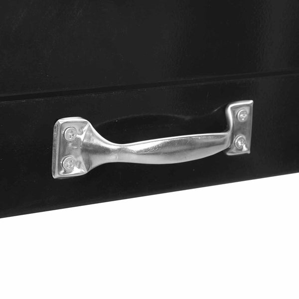 Werkbank mit Regal, Schwarz, 80x40x91cm