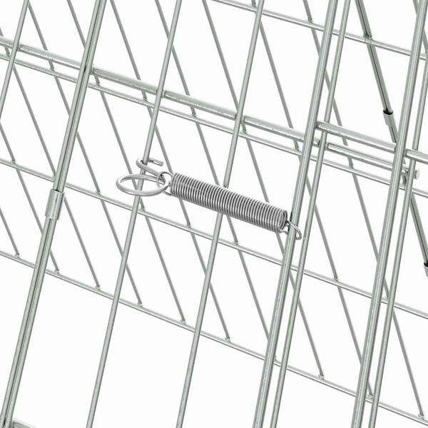 Verzinkter Hasenkäfig Silber 650cm