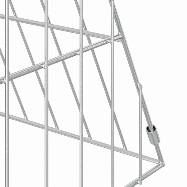 Verzinkter Hasenkäfig Silber 650cm