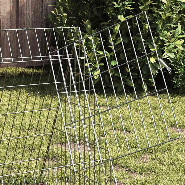 Verzinkter Hasenkäfig Silber 650cm