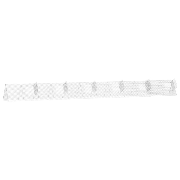 Verzinkter Hasenkäfig Silber 650cm