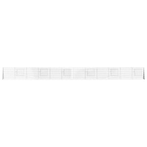 Verzinkter Hasenkäfig Silber 650cm