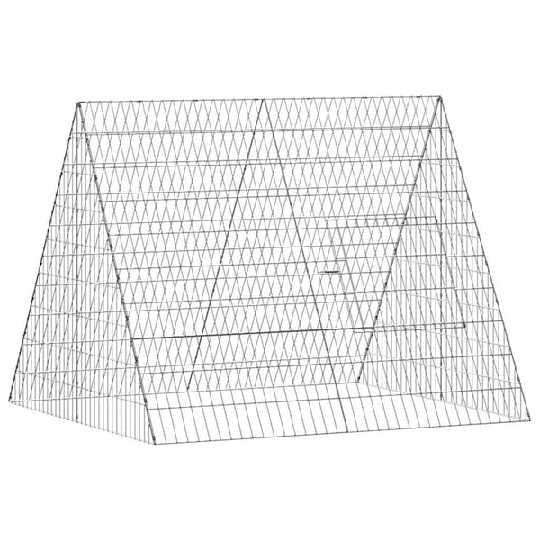 Kaninchenkäfig Silber Verzinkt 110x100x85cm
