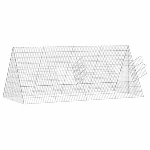 Kaninchenkäfig Silber Verzinkt 215 cm