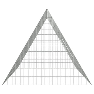 Kaninchenkäfig Silber Verzinkt 215 cm