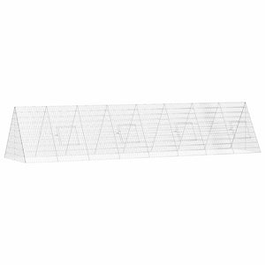Hasenkäfig Silber Verzinkt 430cm