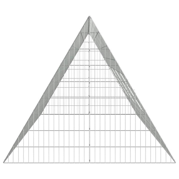 Hasenkäfig Silber Verzinkt 430cm
