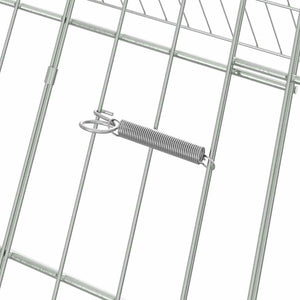 Hasenkäfig Silber Verzinkt 650cm