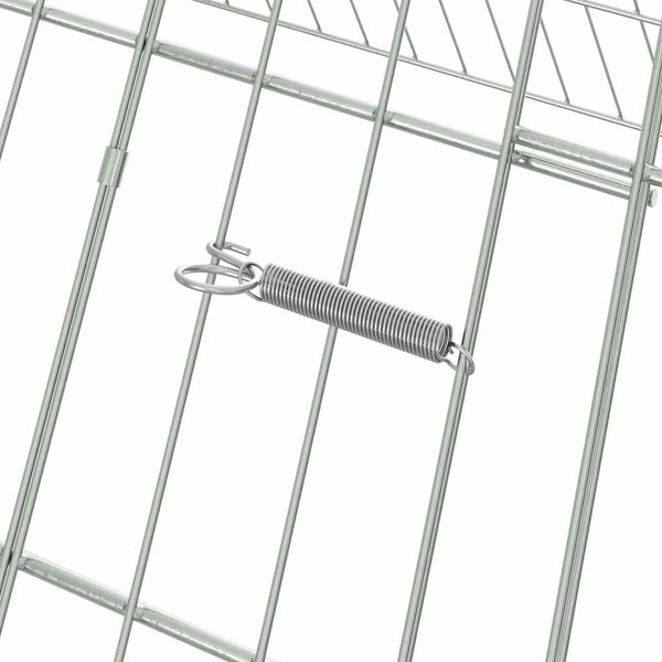 Hasenkäfig Silber Verzinkt 650cm