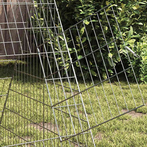 Hasenkäfig Silber Verzinkt 650cm