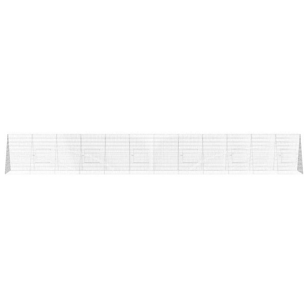 Hasenkäfig Silber Verzinkt 650cm