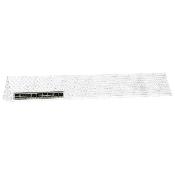 Hasenkäfig Silber Verzinkt 650cm