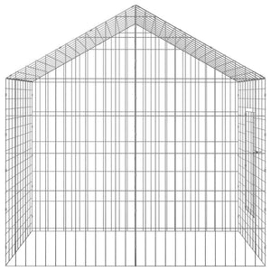 Kaninchenkäfig Silber Verzinkt 100cm