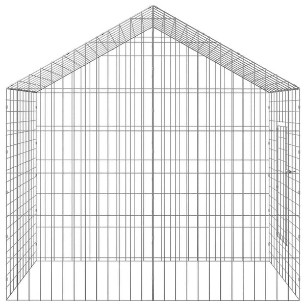 Kaninchenkäfig Silber Verzinkt 100cm