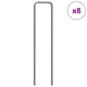 Kaninchenkäfig Silber Verzinkt 200cm