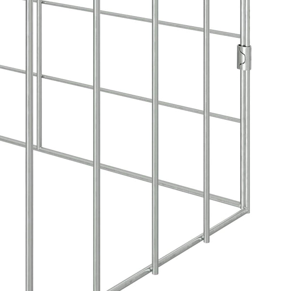 Kaninchenkäfig Silber Verzinkt 600cm