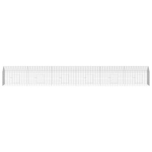 Kaninchenkäfig Silber Verzinkt 600cm