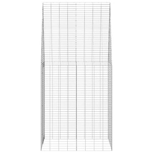 Hasenkäfig Silber Verzinkt 100x100x210cm