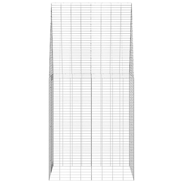 Hasenkäfig Silber Verzinkt 100x100x210cm