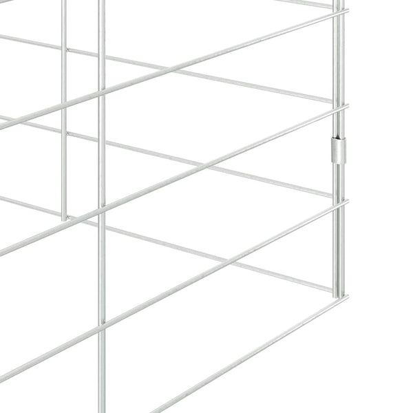 Hasenkäfig Silber 200x100x210cm