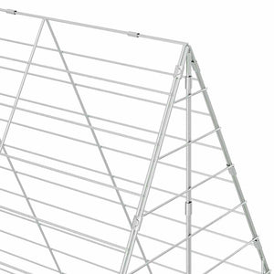 Hasenkäfig Silber 200x100x210cm
