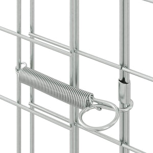Hasenkäfig Silber Verzinkter Stahl 300cm