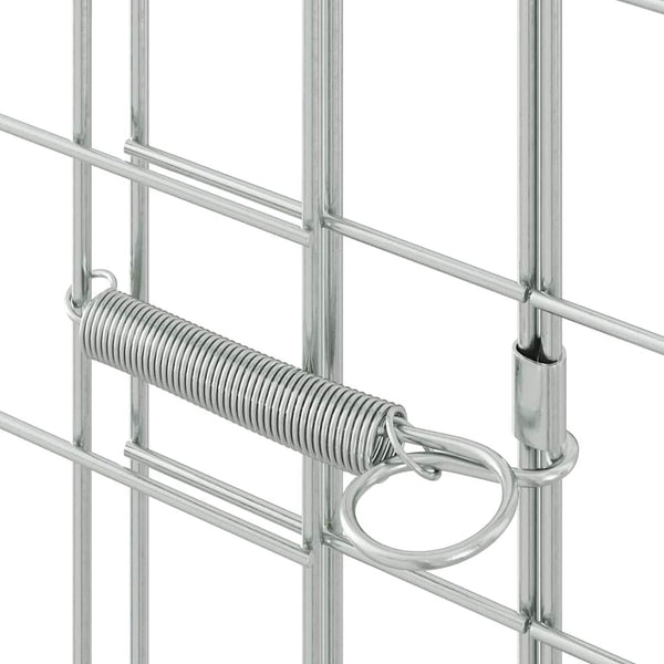 Hasenkäfig Silber Verzinkter Stahl 300cm